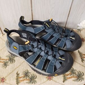 KEEN Men’s Newport H2 Closed Toe Water Sandals Size 12 Navy Blue
